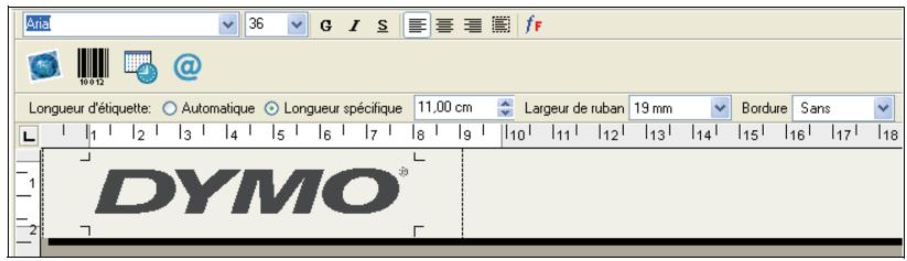 DYMO LABEL SOFTWARE V7.6 - Pour insérer un graphisme à partir d'un fisier - 1