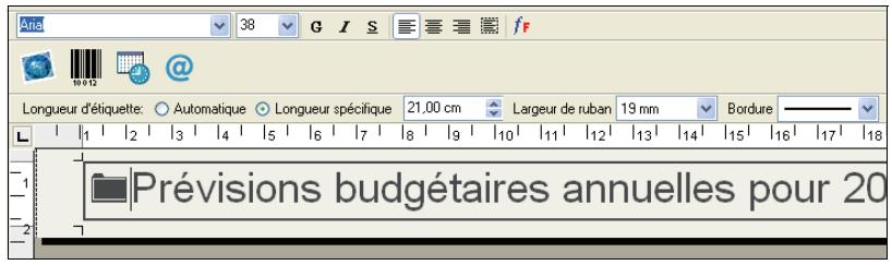 DYMO LABEL SOFTWARE V7.6 - Pour insérer un caractètre spécial - 2