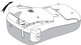 DYMO LABELMANAGER 260P - To insert the label cassette - 1