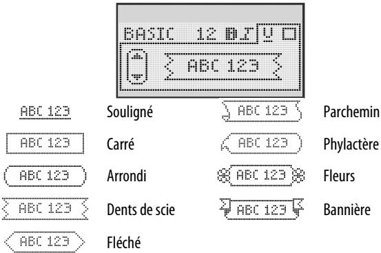 DYMO LABELMANAGER 260P - Ajout des styles Bordures et Souligné - 1