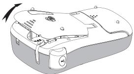 DYMO LABELMANAGER 260P - So setzen Sie die Bandkassette ein - 1