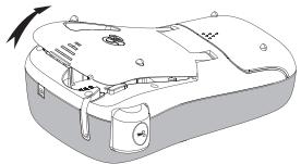 DYMO LABELMANAGER 260P - Omdetapecassete teplaatsen - 1