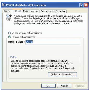 DYMO LABELWRITER - Pour partager l'imprimante - 2