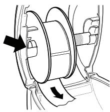 DYMO LABELWRITER - Pour charger un rouleau d'étiquettes - 3