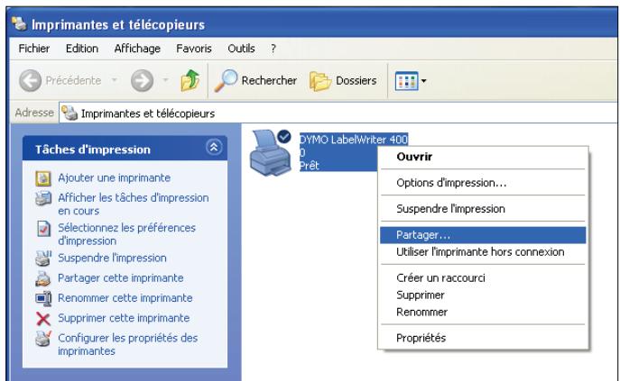 DYMO LABELWRITER - Pour partager l'imprimante - 1