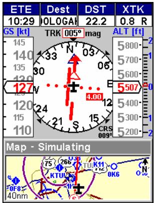 LOWRANCE AIRMAP 600C - Se rendre à la position du curseur sur la carte - 5