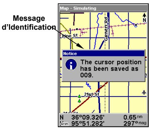 LOWRANCE AIRMAP 600C - Créer un waypoint - 1