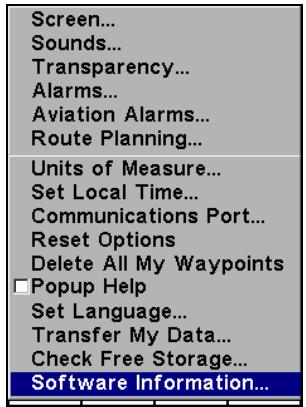 LOWRANCE AIRMAP 600C - Informations système - 1