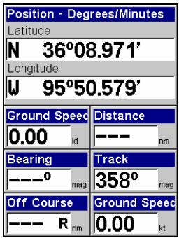 LOWRANCE AIRMAP 600C - Option Écran de position - 1
