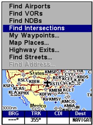 LOWRANCE AIRMAP 600C - Rechner des intersections (mode aviation uniquement) - 1