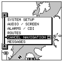 LOWRANCE GLOBALMAP 12 - Annulation de la navigation - 1
