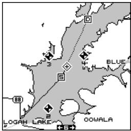 LOWRANCE GLOBALMAP 12 - Navigation vers un repère de balisage à l'aide de la carte - 1