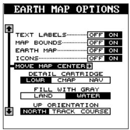 LOWRANCE GLOBALMAP 12 - Déplacement du centre de la carte - 1