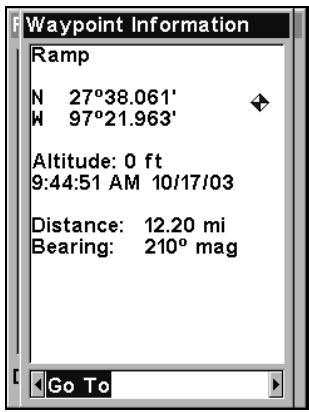 LOWRANCE GLOBALMAP 3300C - Rechercher une intersection - 8