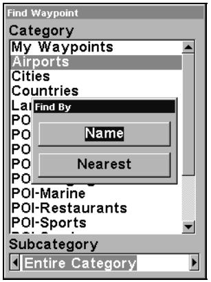 LOWRANCE GLOBALMAP 3300C - Rechercher des attractions (Map Places) ou des centres d’intérêts (POI) - 4