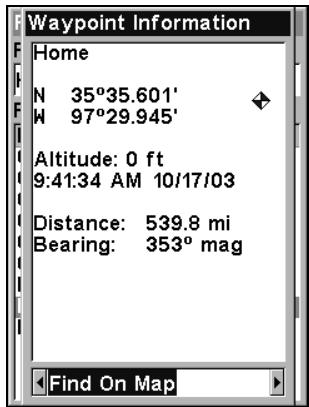 LOWRANCE GLOBALMAP 3300C - Rechercher une intersection - 11