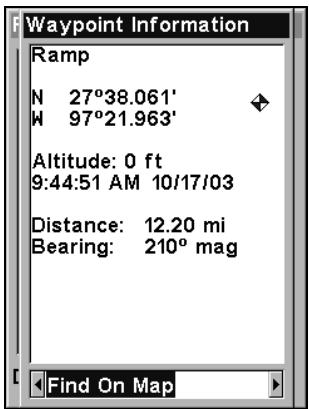 LOWRANCE GLOBALMAP 3300C - Rechercher une intersection - 9