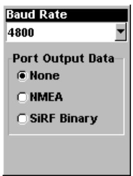 LOWRANCE IFINDER - Configuration du port com - 2