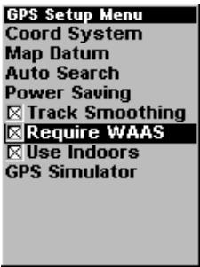 LOWRANCE IFINDER - Utilisation du WAAS - 1