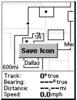 LOWRANCE IFINDER - Créer une icone sur la carte - 1