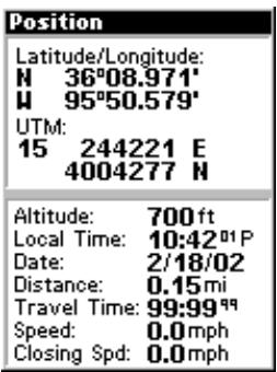 LOWRANCE IFINDER - Écran de position - 1