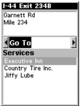 LOWRANCE IFINDER - Trouver des sorties d'autoroutes - 4