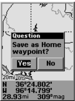 LOWRANCE IFINDER - Déterminer le point de départ (home waypoint) - 1