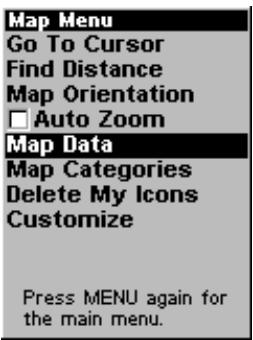 LOWRANCE IFINDER - Données de la carte - 1