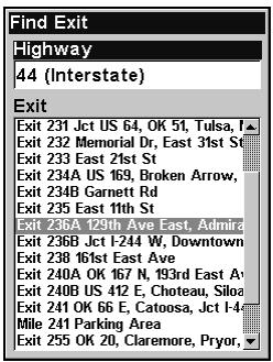 LOWRANCE IFINDER H2O C - Trouver des sorties d'autoroutes - 4