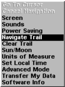 LOWRANCE IFINDER H2OC - Ré-emprunter un trace (fonction de backtrack) - 1