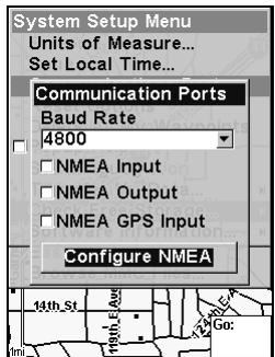 LOWRANCE IFINDER H2OC - Configuration NMEA - 1