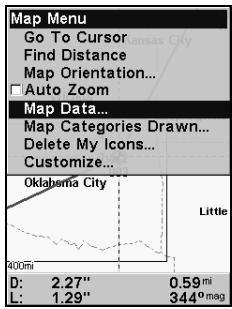 LOWRANCE IFINDER H2OC - Pour afficher un graphique navionics: - 1