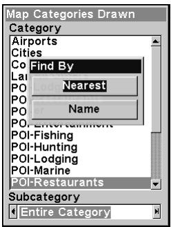 LOWRANCE IFINDER H2OC - Menu de recherche du mode simple (gauche); menu de recherche du mode avancé (droite). - 2