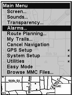LOWRANCE IFINDER H2OC - Alarmes - 1