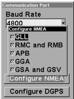 LOWRANCE IFINDER HUNT - Configuration NMEA - 1