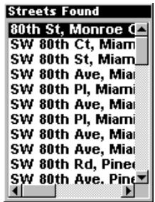 LOWRANCE IFINDER HUNT - Rechercher une rue - 6