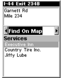 LOWRANCE IFINDER HUNT - Trouver des sorties d'autoroutes - 4