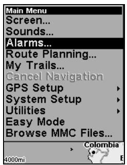 LOWRANCE IFINDER HUNT - Alarmes - 1