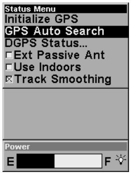 LOWRANCE IFINDER HUNT - Recherche automatique des satellites - 1