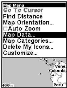 LOWRANCE IFINDER HUNT - Pour afficher un graphique navionics: - 1