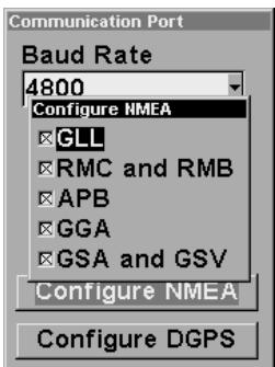 LOWRANCE IFINDER PRO - Configurer NMEA - 1