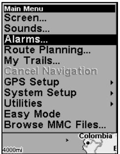LOWRANCE IFINDER PRO - Réglage du système & des options GPS alarmes - 1