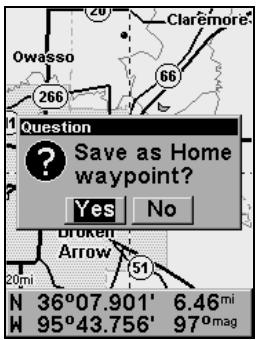 LOWRANCE IFINDER PRO - Déterminer le point de départ (home waypoint) - 1