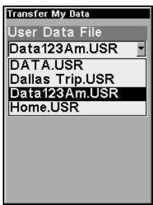 LOWRANCE IFINDER PRO - Fichiers de données GPS: - 6