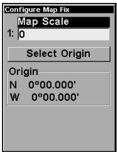 LOWRANCE IFINDER PRO - Pour configurer le map fix: - 1