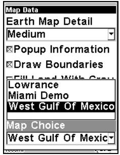 LOWRANCE IFINDER PRO - Pour afficher un graphique navionics: - 3