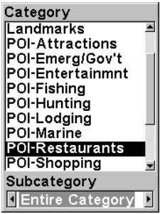 LOWRANCE IFINDER PRO - Menu find du mode simple, à gauche; menu find du mode avancé, à droite. - 1