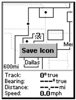 LOWRANCE IFINDER PRO - Créer une icône sur la carte - 1