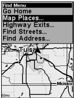 LOWRANCE IFINDER PRO - Trouver des attractions (Map Places) ou centres d’intérêts (POI) - 1