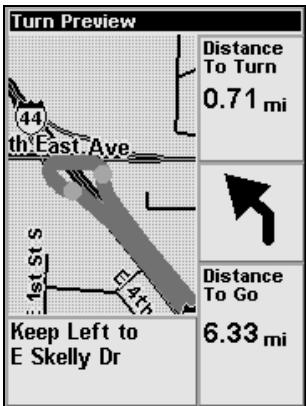 LOWRANCE IWAY 100 - Liste des directions - 2